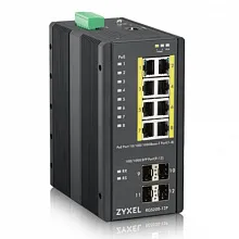 Коммутатор Zyxel RGS200-12P-ZZ0101F (1000 Base-TX (1000 мбит/с), 4 SFP порта)