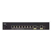 Коммутатор Cisco SG350-10-K9-EU (1000 Base-TX (1000 мбит/с), 4 SFP порта)