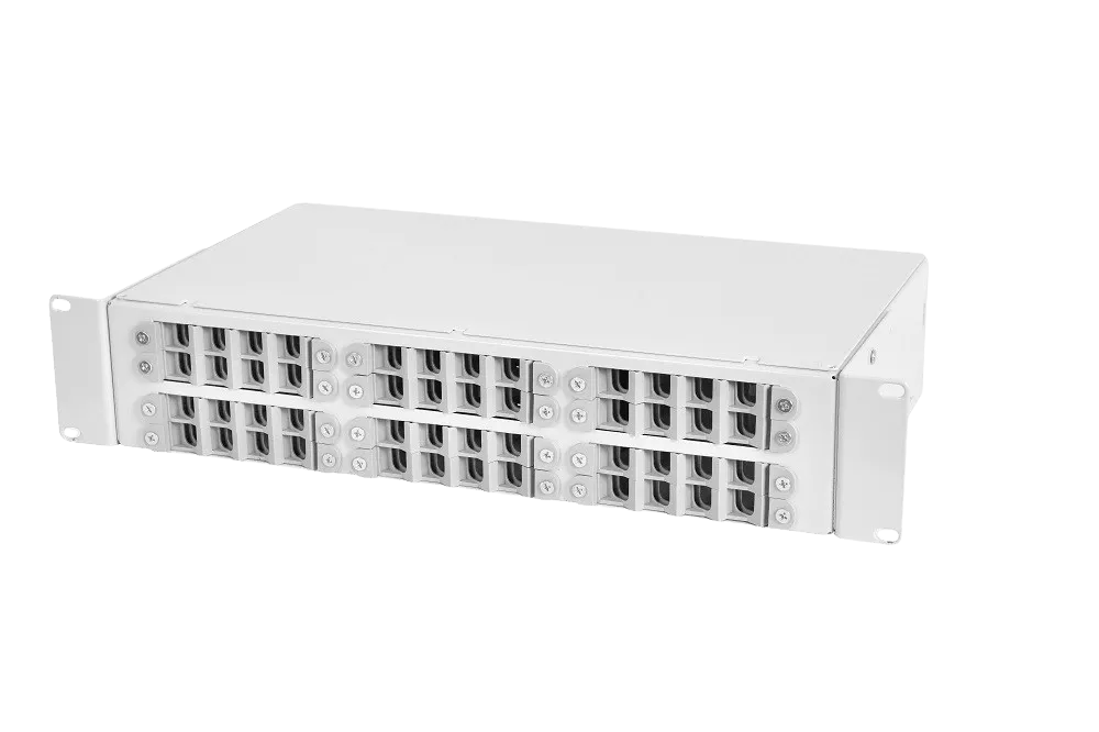 Оптический кросс (бокс) 19", 2U, до 48 портов Оптический кросс (бокс) 19", 2U, до 48 портов