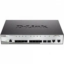 Коммутатор D-link DGS-1210-12TS/ME (Без LAN портов, 10 SFP портов)