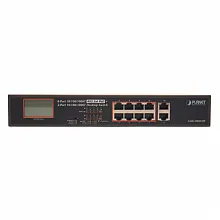 Коммутатор Planet GSD-1002VHP (1000 Base-TX (1000 мбит/с), Без SFP портов)