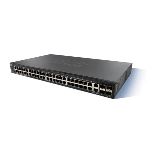 Коммутатор Cisco SG350X-48P-K9-EU (1000 Base-TX (1000 мбит/с), 2 SFP порта) Коммутатор Cisco SG350X-48P-K9-EU (1000 Base-TX (1000 мбит/с), 2 SFP порта)