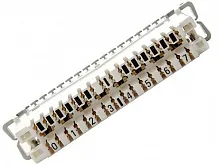 Плинт размыкаемый SINELLS DP-08/07 19" 2/8, маркировка 0-7