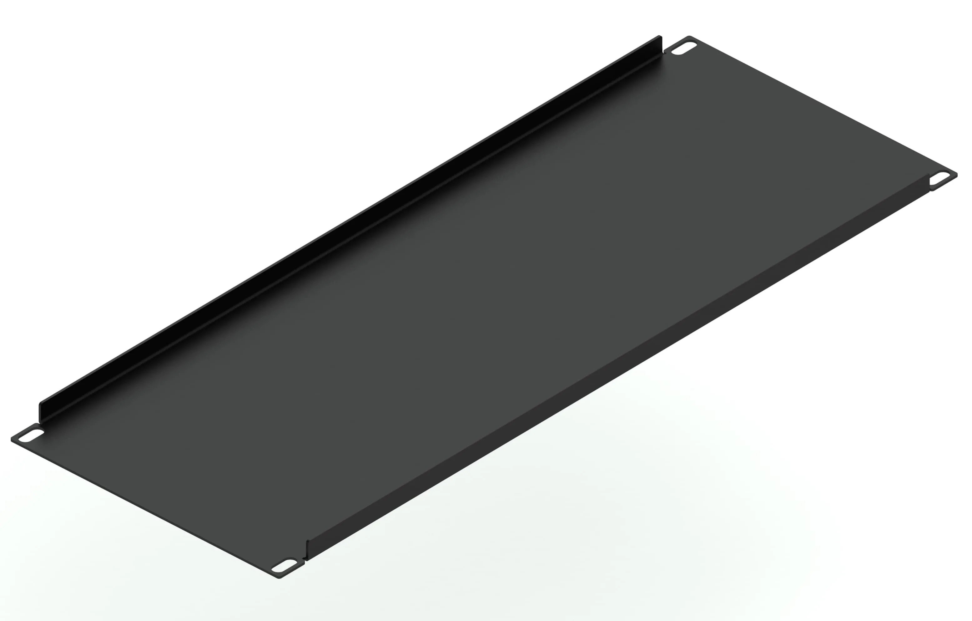 Заглушка 19" 4U, черная RUSRACK