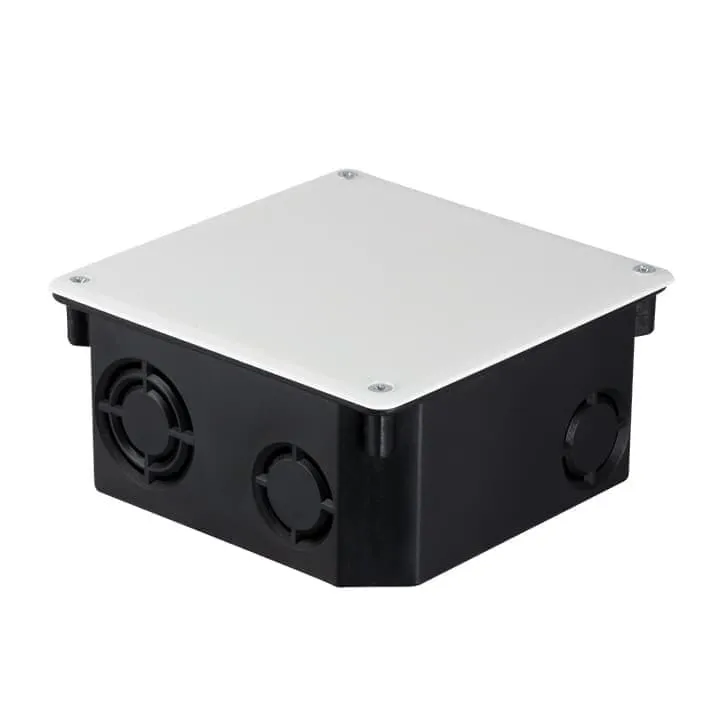 Коробка распаячная КМТ-010-006 с крышкой для твердых стен (107х107х50) с саморезами IP20 EKF Коробка распаячная КМТ-010-006 с крышкой для твердых стен (107х107х50) с саморезами IP20 EKF