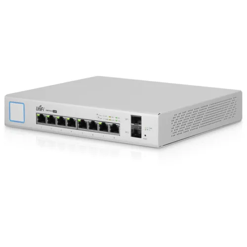 Коммутатор Ubiquiti  UniFi US-8-150W US-8-150W-EU (1000 Base-TX (1000 мбит/с), 2 SFP порта)