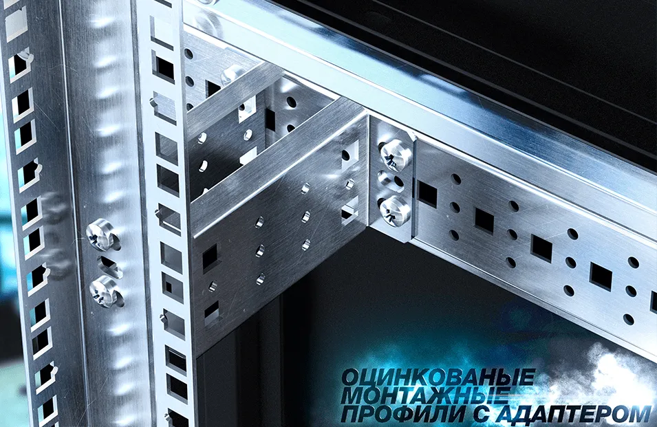 RUSRACK RSRO-42.8.8-P2P.9005М Шкаф напольный 42U 800x800х1987мм (ШхГхВ) телекоммуникационный 19", передняя дверь перфорированная - задняя дверь распашная 2-х створчатая перфорированная, цвет черный (RAL9005М) RUSRACK RSRO-42.8.8-P2P.9005М Шкаф напольный 42U 800x800х1987мм (ШхГхВ) телекоммуникационный 19", передняя дверь перфорированная - задняя дверь распашная 2-х створчатая перфорированная, цвет черный (RAL9005М)