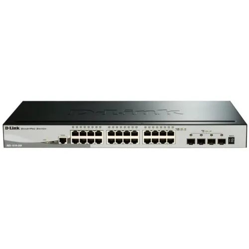 Коммутатор D-link DGS-1510-28X (1000 Base-TX (1000 мбит/с), Без SFP портов)