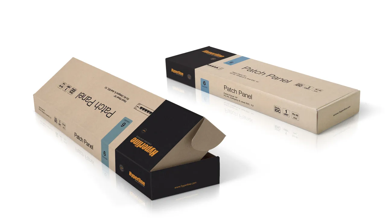 Hyperline PP3-19-24-8P8C-C6-110D