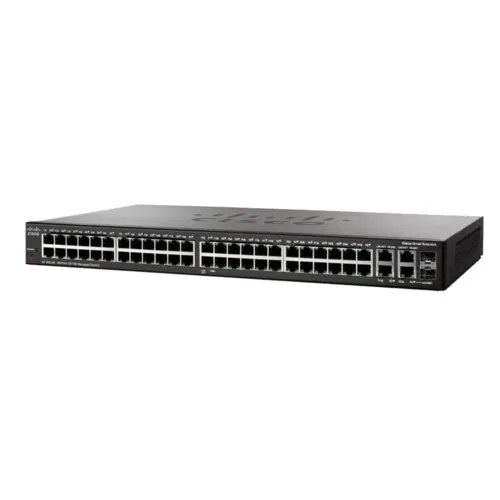 Коммутатор Cisco Small Business SF300-48 SRW248G4-K9-EU (100 Base-TX (100 мбит/с), 2 SFP порта)