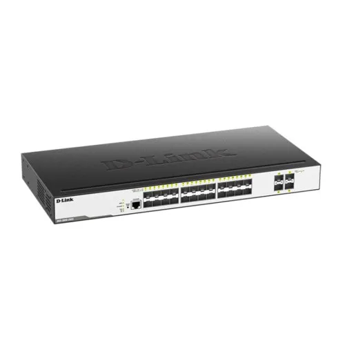 Коммутатор D-link DGS-3000-28XS/B1A (Без LAN портов, 24 SFP порта)