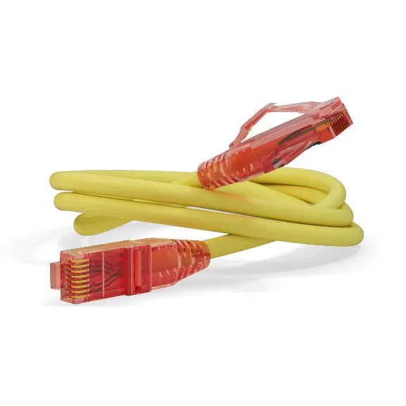Hyperline PC-LPM-UTP-RJ45-RJ45-C5e-0.15M-LSZH-YL