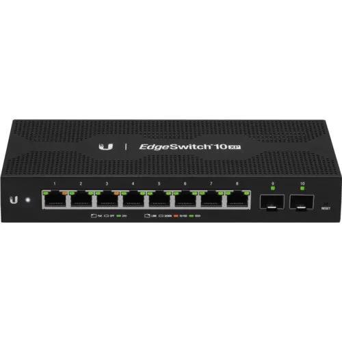 Коммутатор Ubiquiti  ES-10X (1000 Base-TX (1000 мбит/с), 2 SFP порта)