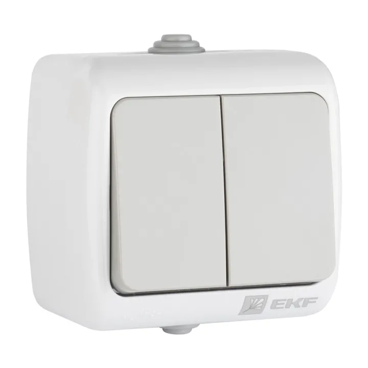 Мурманск Выключатель 2-кл. 10А IP54 сер. EKF