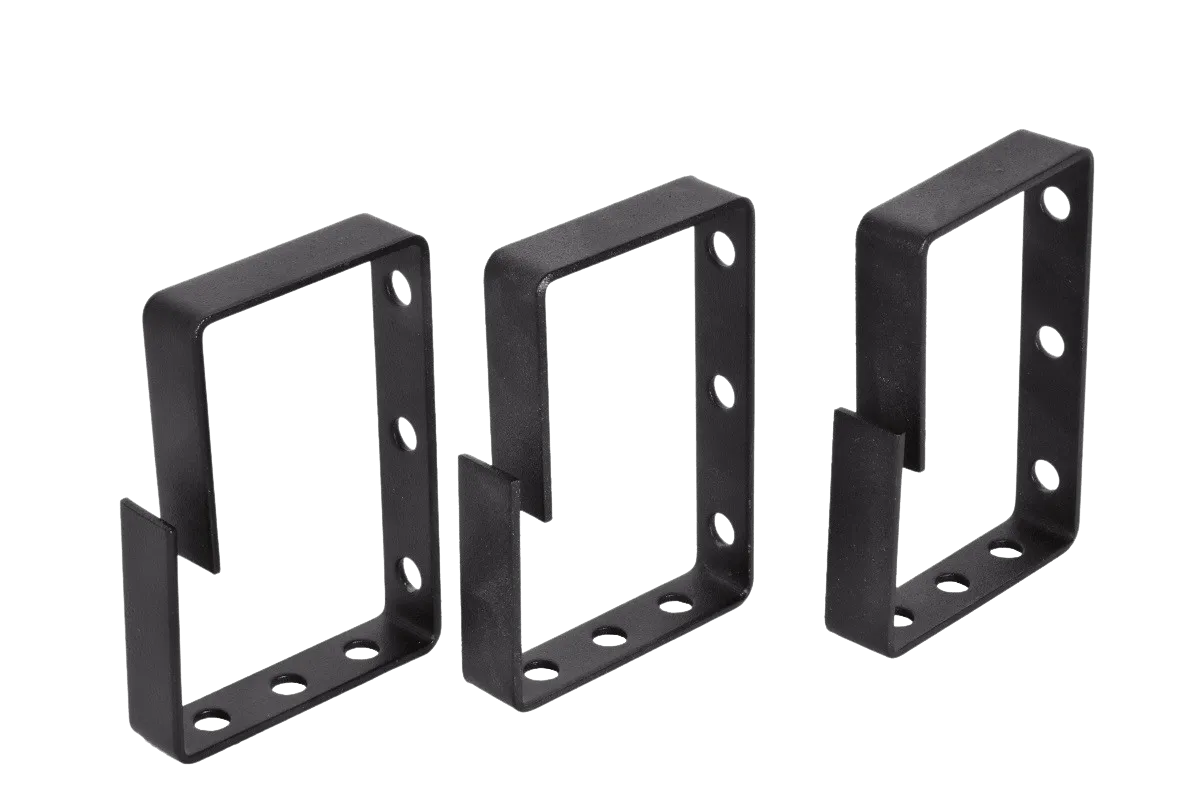 Органайзер кабельный одинарный 90 × 65 мм, цвет черный