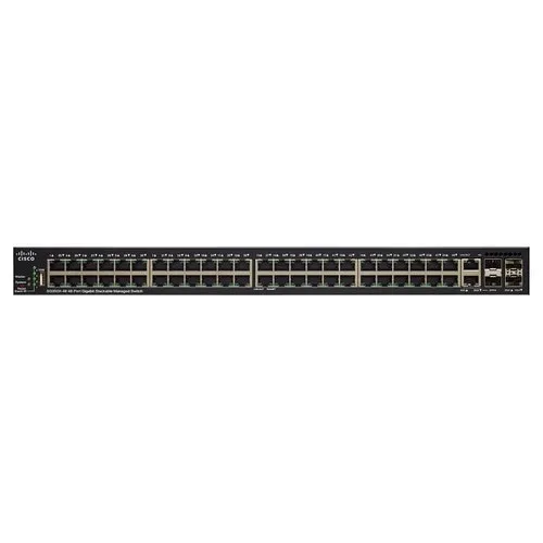 Коммутатор Cisco SMART SG250X-48-K9-EU (1000 Base-TX (1000 мбит/с), 2 SFP порта)