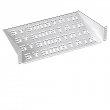 SYSMATRIX SH 2003.700 Полка 19" консольная перфорированная 1U глубина 200 мм, цвет серый (RAL 7035)