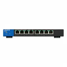 Коммутатор Linksys LGS308P-eu (1000 Base-TX (1000 мбит/с), Без SFP портов)