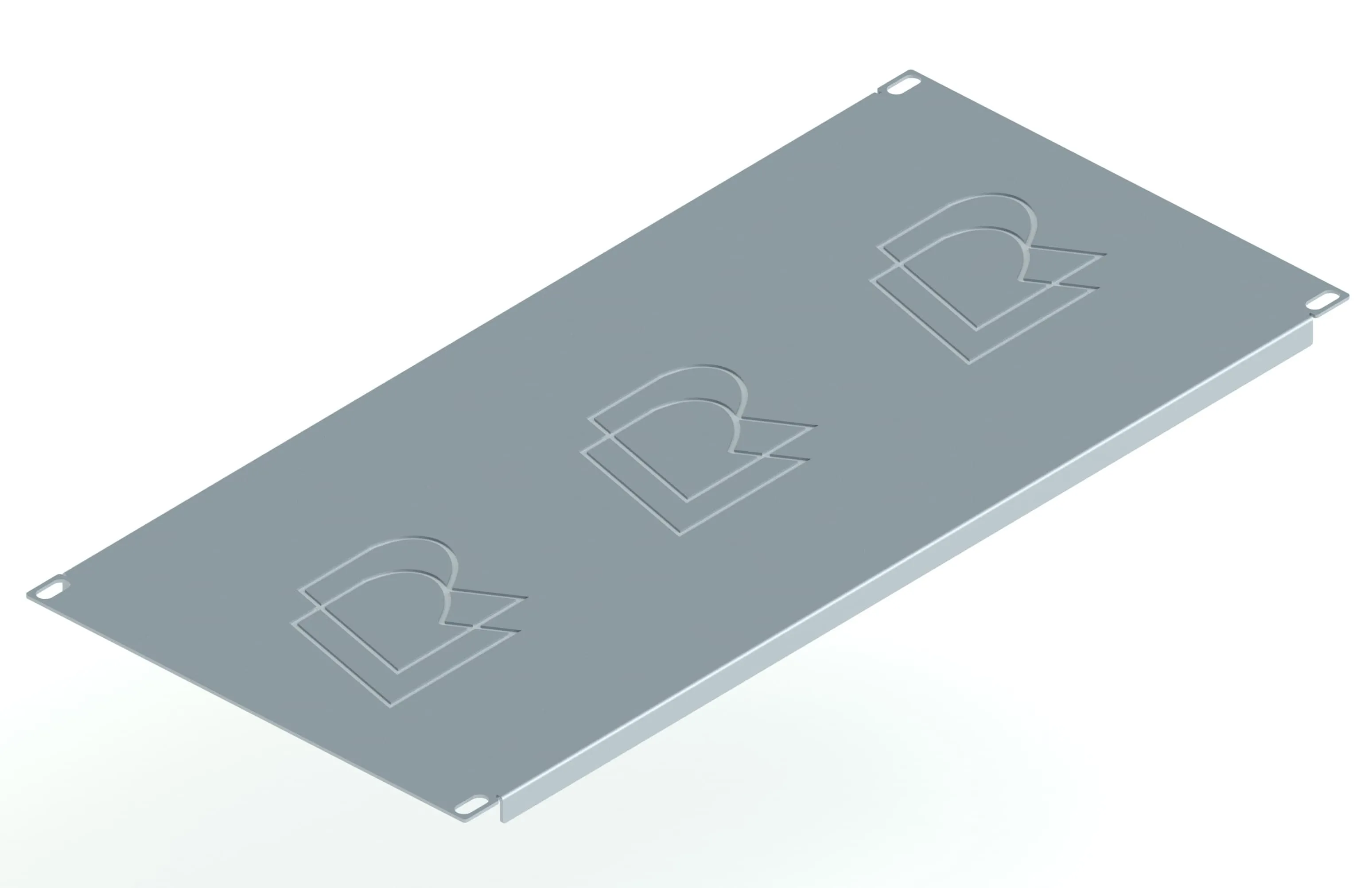 Заглушка 19" 5U, серая RUSRACK