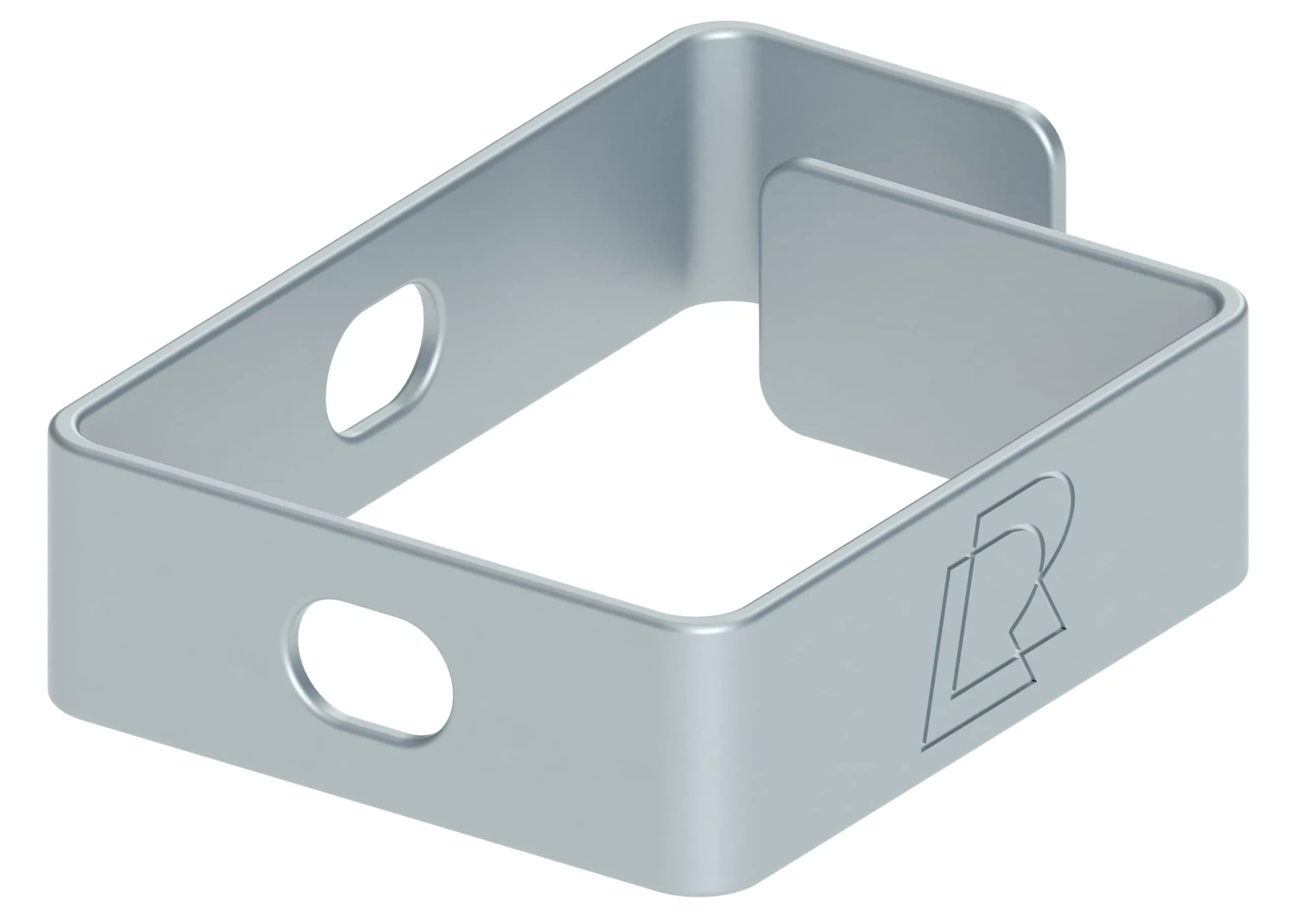 Кабельный организатор кольцо, 65х45 мм, серый RUSRACK 