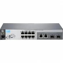 Коммутатор HPE 2530-8G-PoE+ Switch J9774A (1000 Base-TX (1000 мбит/с), 2 SFP порта)