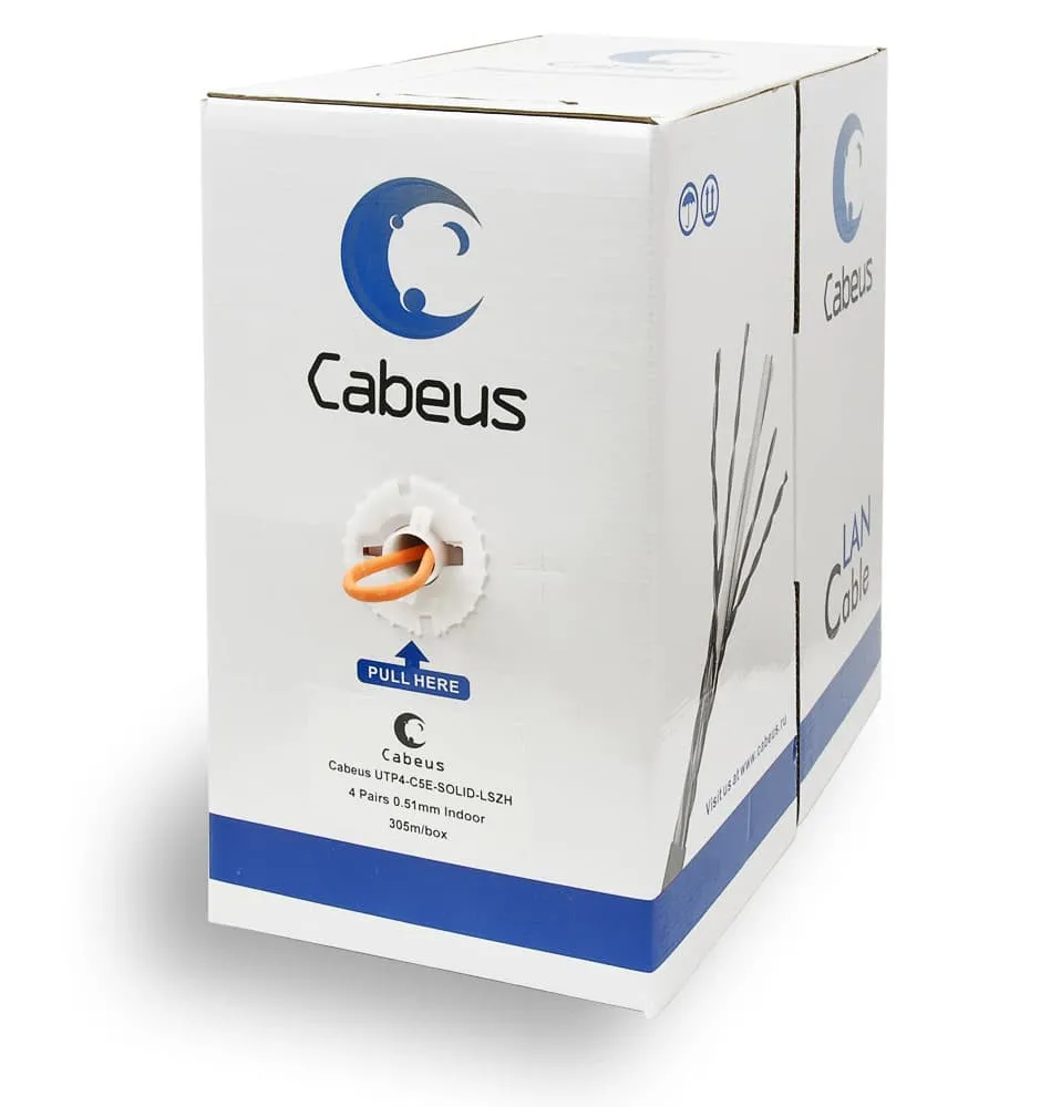 Cabeus UTP-4P-Cat.5e-SOLID-LSZH Cabeus UTP-4P-Cat.5e-SOLID-LSZH