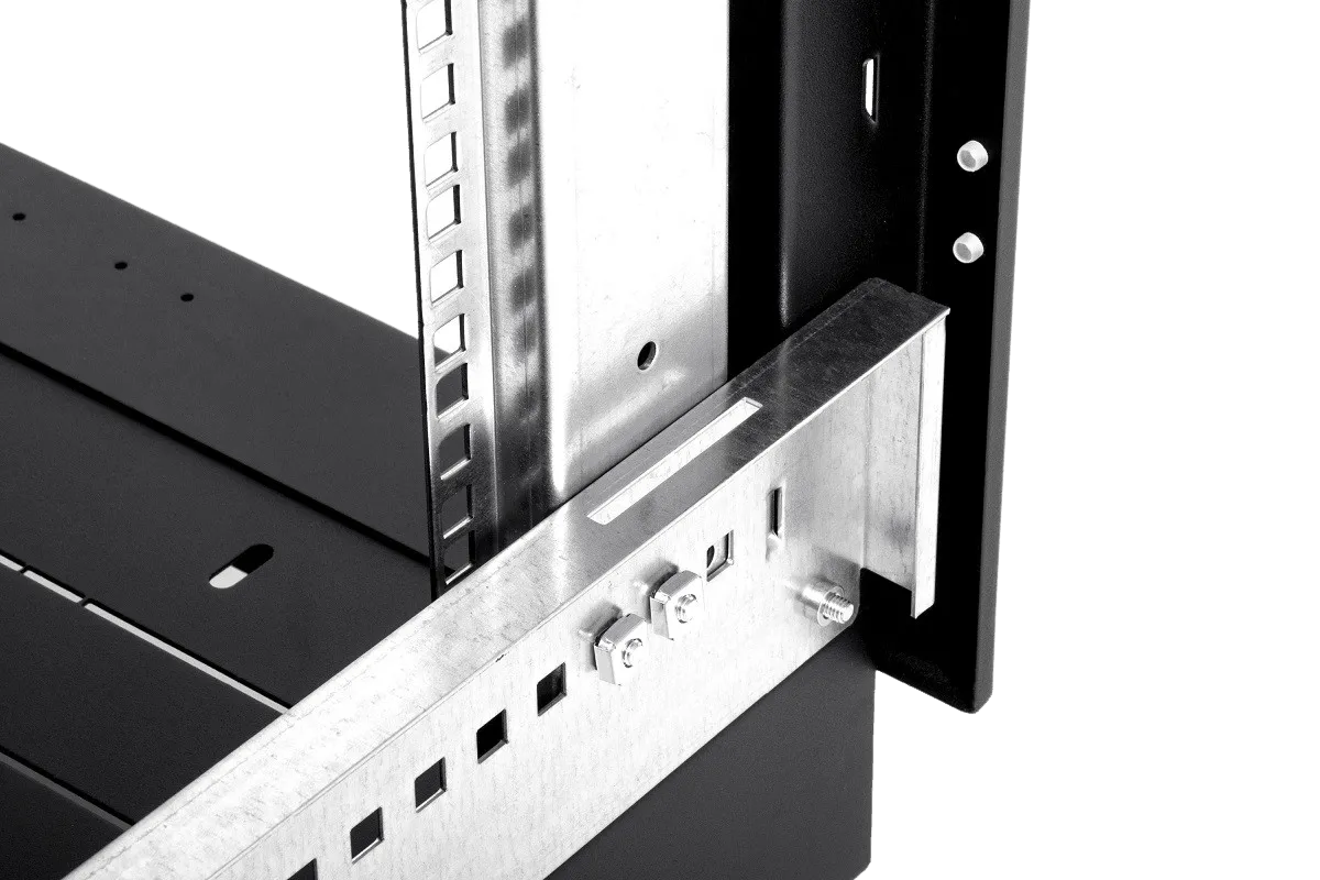 Шкаф телекоммуникационный напольный 27U (600 × 1000) дверь стекло, цвет чёрный