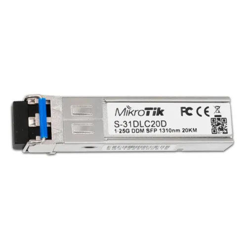 Модуль Mikrotik S-31DLC20D (SFP+ модуль) Модуль Mikrotik S-31DLC20D (SFP+ модуль)