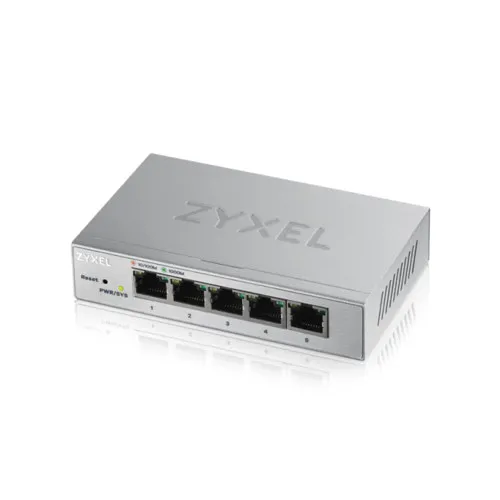 Коммутатор Zyxel GS1200-5-EU0101F (1000 Base-TX (1000 мбит/с), Без SFP портов) Коммутатор Zyxel GS1200-5-EU0101F (1000 Base-TX (1000 мбит/с), Без SFP портов)