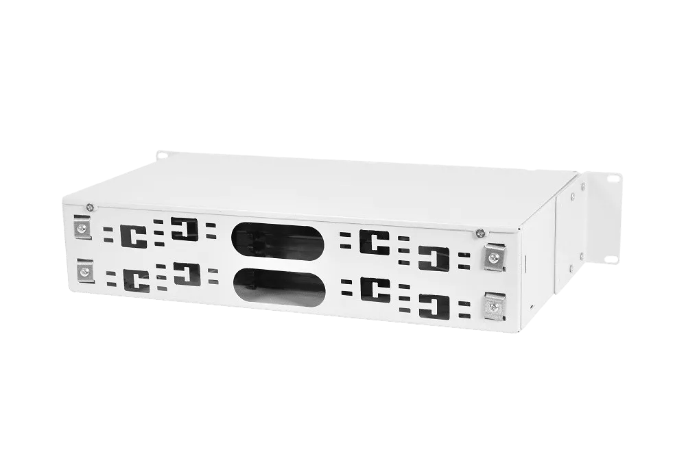 Оптический кросс (бокс) 19", 2U, до 48 портов Оптический кросс (бокс) 19", 2U, до 48 портов