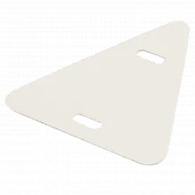 Бирка маркировочная У-136 (100шт.) треугольник EKF