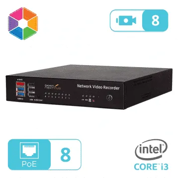 IPDROM Axxon Next NVR HUB (ANNp-H8i3-A0-P8)