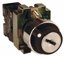 Переключатель BG21 2P с замком не возвратный NO EKF