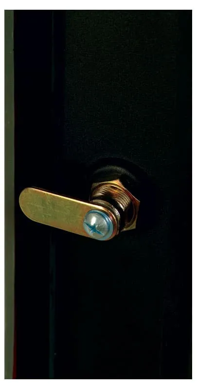 Шкаф телекоммуникационный настенный разборный ЭКОНОМ 6U (600 × 650) дверь стекло, цвет черный