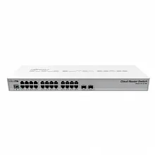 Коммутатор Mikrotik CRS326-24G-2S+RM (1000 Base-TX (1000 мбит/с), 2 SFP порта)