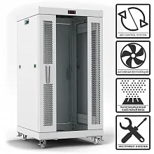 Шкаф серверный телекоммуникационный SYSMATRIX TR 6018.712 напольный 19" 18U 600x1000x930мм