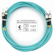 Шнур оптический duplex FC-ST 50/125 mm OM3 5м LSZH Cabeus fop 50 fc st 5m