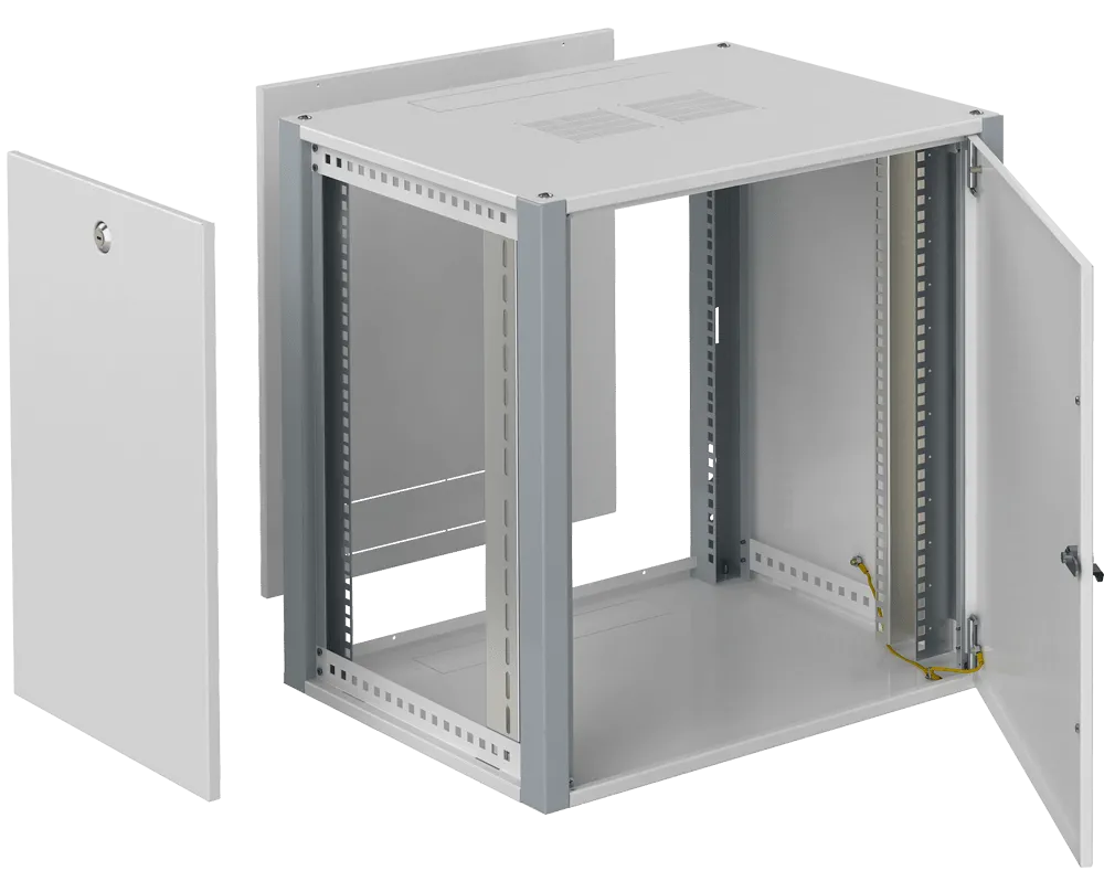 SYSMATRIX WP 6415.720 Шкаф телекоммуникационный настенный 19" 15U 600x450x720mm (ШхГхВ) дверь металл, цвет серый (RAL 7035/RAL7000) SYSMATRIX WP 6415.720 Шкаф телекоммуникационный настенный 19" 15U 600x450x720mm (ШхГхВ) дверь металл, цвет серый (RAL 7035/RAL7000)