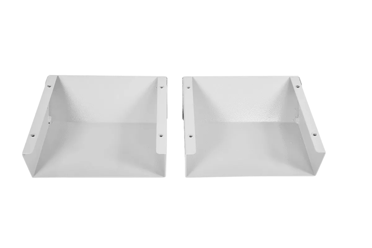 Оцинкованные козырьки защитные для вент. и фильтра D92 в шкафы ШТВ-НЭ компл. Т1 глубиной 210 мм