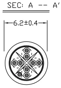 Hyperline PC-LPM-SFTP-RJ45-RJ45-C6-20M-LSZH-WH