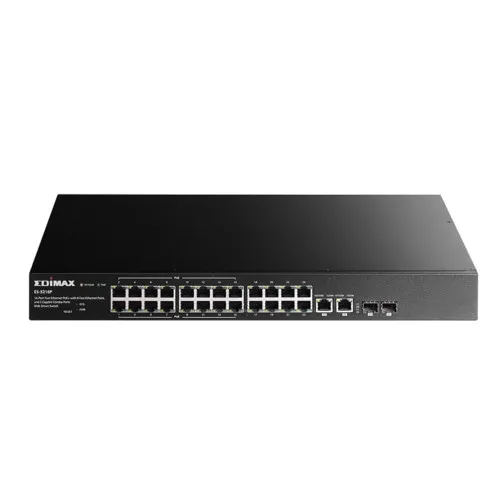 Коммутатор Edimax ES-5216P (100 Base-TX (100 мбит/с), 2 SFP порта) Коммутатор Edimax ES-5216P (100 Base-TX (100 мбит/с), 2 SFP порта)