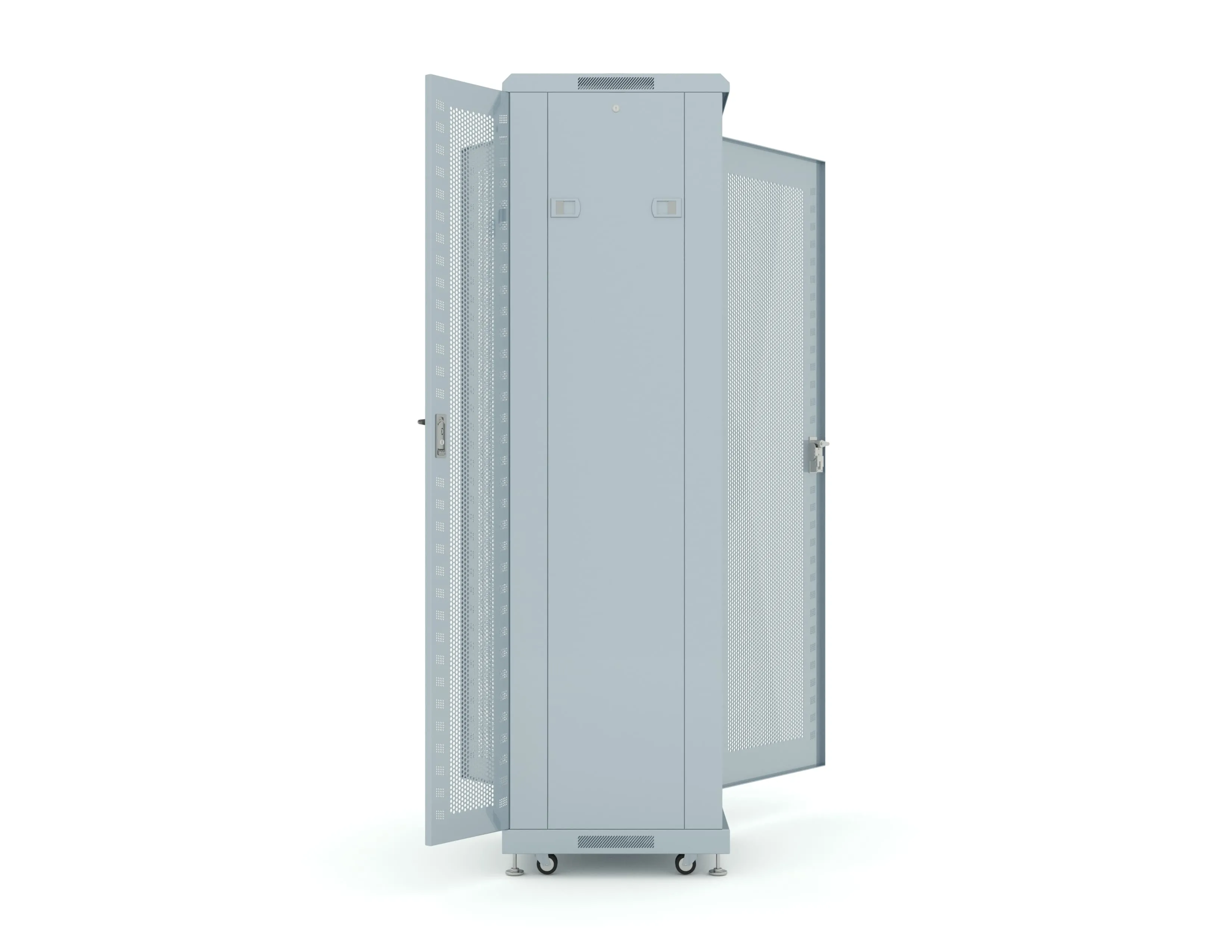 RUSRACK 42U 600х600, перф. дверь RUSRACK 42U 600х600, перф. дверь