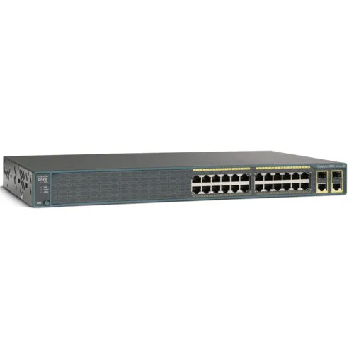 Коммутатор Cisco Catalyst 2960 WS-C2960-24TT-L (100 Base-TX (100 мбит/с), Без SFP портов)