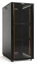 Шкаф телекоммуникационный напольный Hyperline TTB-3788-AS-RAL9004 19" 37U 800x800x1833мм