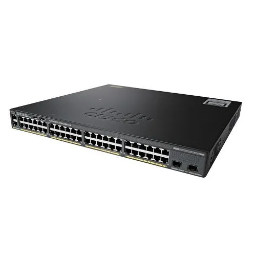 Коммутатор Cisco Catalyst 2960-XR 48LPD-I WS-C2960XR-48LPD-I (1000 Base-TX (1000 мбит/с), 2 SFP порта)