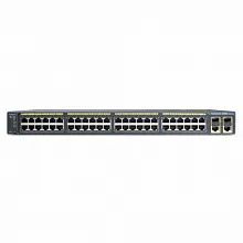 Коммутатор Cisco Catalyst 2960 Plus 48PST-S WS-C2960R+48PST-S (100 Base-TX (100 мбит/с), 2 SFP порта)