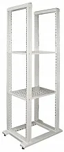 Открытая серверная стойка телекоммуникационная ZPAS WZ-6026-01-04-011 19" 42U cерая