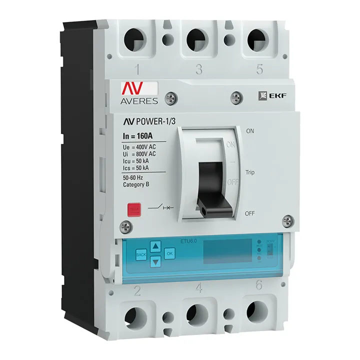 AV POWER-1/3 160А 50kA ETU6.2