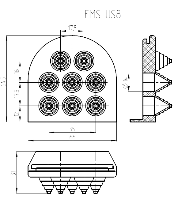 Кабельный ввод EMS-US8