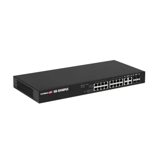 Коммутатор Edimax GS-5416PLC (1000 Base-TX (1000 мбит/с), 4 SFP порта)
